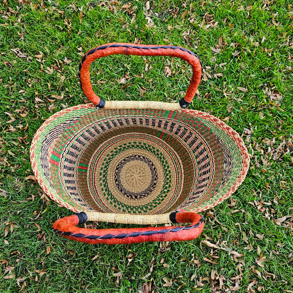 U Shopper Basket Bolga Basket Rufina Designs US02