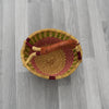 Small Round Straw basket - Ghana Basket - SB1