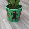 Rwandan Planter Basket - Green African Basket - Nshuti