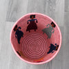 Rwandan Basket - Pink Plant Basket - Hitimana