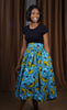 African Print Midi Skirt - Cheno