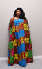 African Print Maxi Dress - Chante