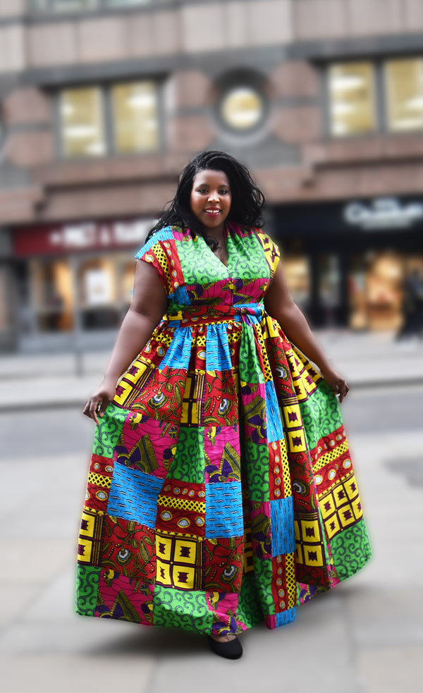 Infinity Ankara Dress - Chante