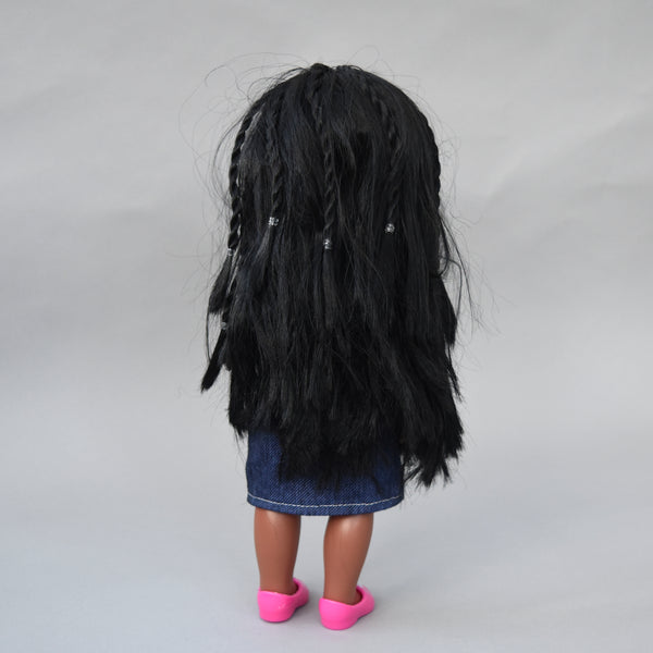 African Black doll - Braided Hair Doll - Brandy