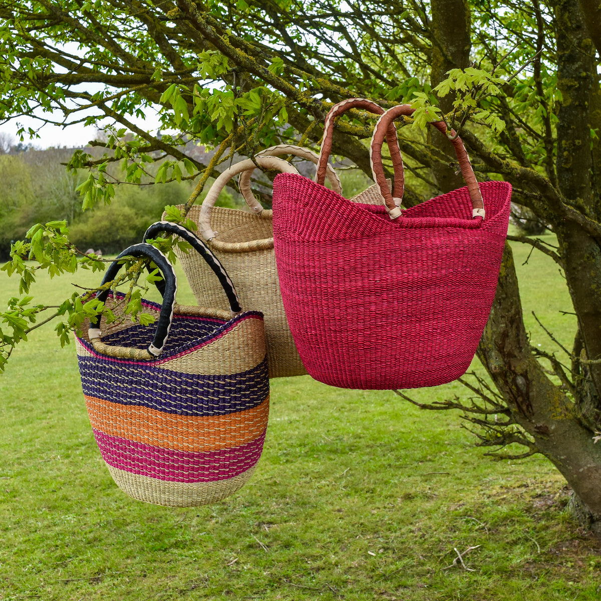 African Baskets Haven I Straw Baskets I Rufina Designs