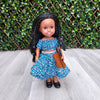 Black Doll - Braided Hair Black Doll - African Doll - Nadia