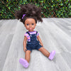 Black Doll - Afro Hair doll - African Doll - Thabisa