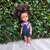 Black Doll - Afro Hair doll - African Doll - Thabisa