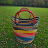 African Straw Basket - U Shopper Basket USB04