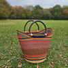 African Straw Basket - U Shopper Basket USB03