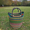 African Straw Basket - U Shopper Basket USB11