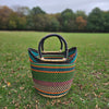 African Straw Basket - U Shopper Basket USB11