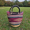 African Straw Basket - U Shopper Basket USB12