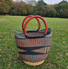 African Straw Basket - U Shopper Basket USB04