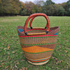 African Straw Basket - U Shopper Basket USB05