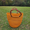 African Straw Basket - U Shopper Basket USB07
