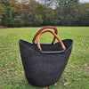 African Straw Basket - U Shopper Basket USB06