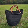 African Straw Basket - U Shopper Basket USB06