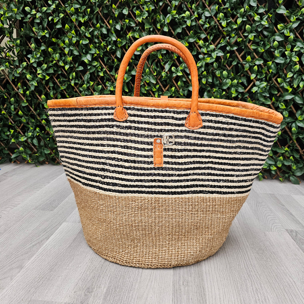 Sisal Tote Bag - Kiondo shopping bag - Lindiwe