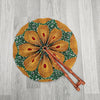 African Print Foldable Hand Fan - AP15