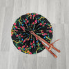 African Print Foldable Hand Fan - AP11