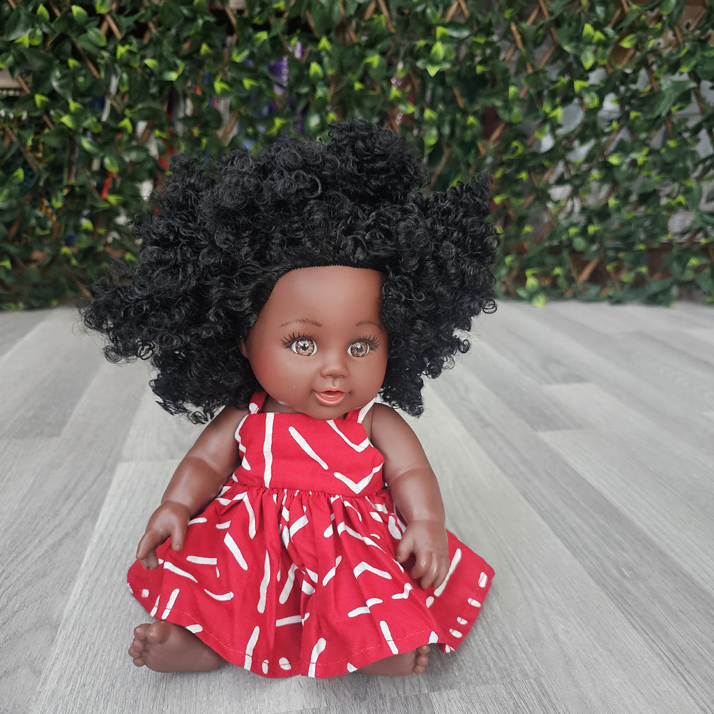 Black Baby Girl - Black African Doll - Chichi