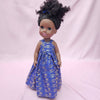 Black Doll - Afro Hair doll - Afro Doll Ankara Doll Dress - 2