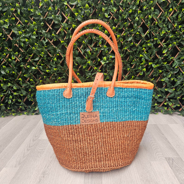 Kenya Storage basket - Sisal Tote Bag - Kiondo - African straw shopping bag - LSB2_1