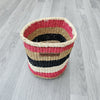 Kenyan Basket - Sisal Basket - KB38 - 6"