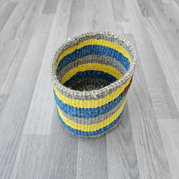 Kenyan Basket - Sisal Basket - KB40 - 7"