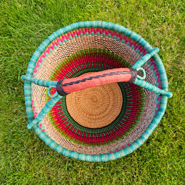 XLarge Round Straw basket  - African Basket - RB7