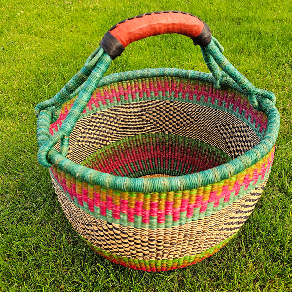 XLarge Round Straw basket  - African Basket - RB7