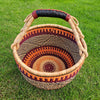 Large Round Straw basket  - African Basket - RB2