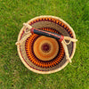 Large Round Straw basket  - African Basket - RB2