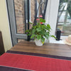 Raffia Table Runner - Ugandan Table Runner - Orange Table Runner TR02_1