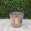 Rwandan Planter Basket - Paper Waste African Basket - Keza