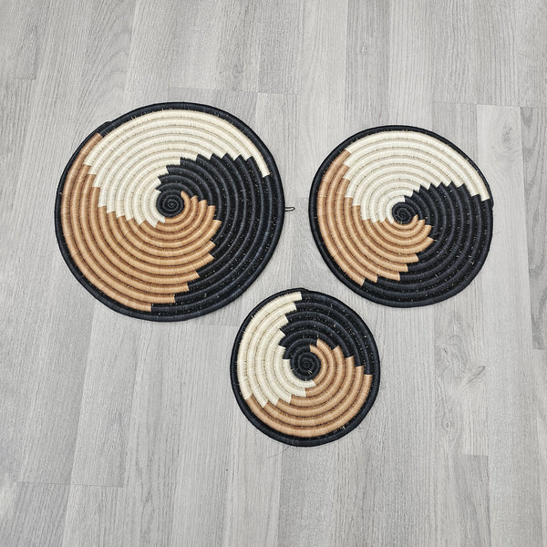 Rwandan basket - African wall basket - Wall Decor _RWD1 - 01