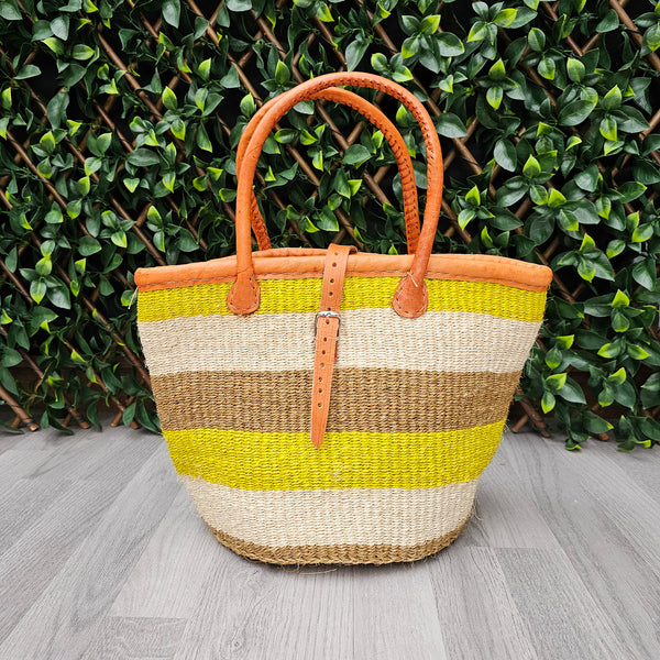 Sisal Tote Bag - Kiondo shopping bag - Deka