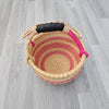 Small Round Straw basket - Ghana Basket - SB11