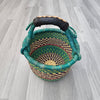 Small Round Straw basket - Ghana Basket - SB12