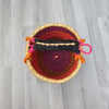 Small Round Straw basket - Ghana Basket - SB16