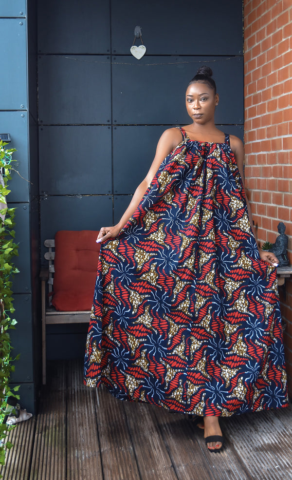 African Print Maxi Dress - Roxi