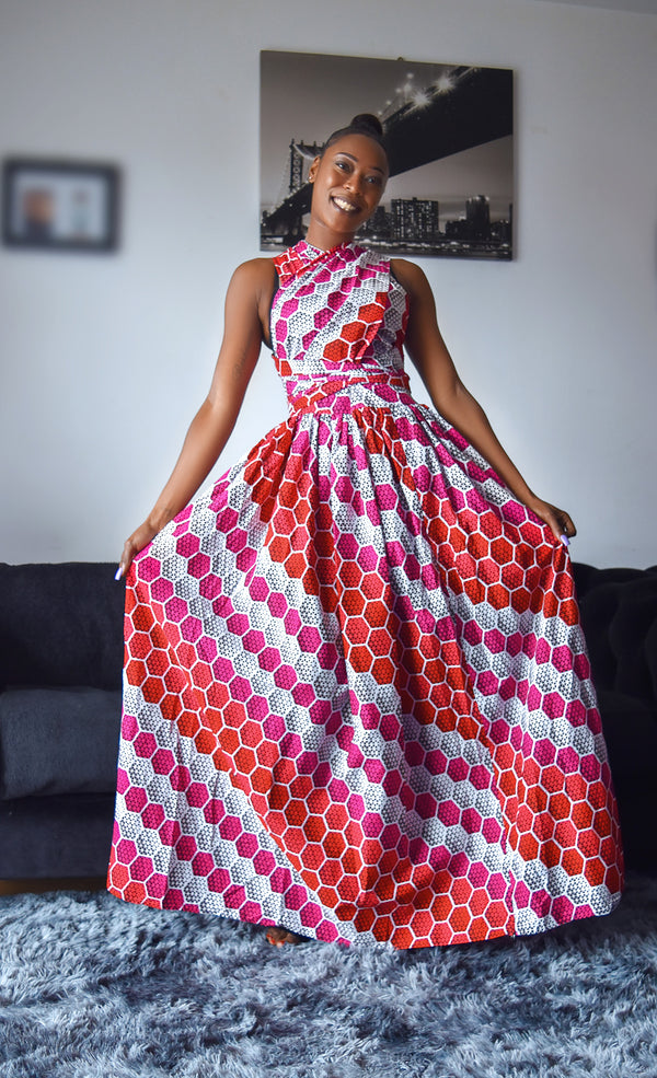 Infinity Ankara Dress - Nneoma