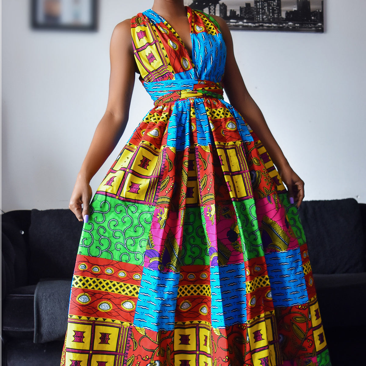 African print long maxi dress I Rufina Designs African print long maxi dress I Rufina Designs